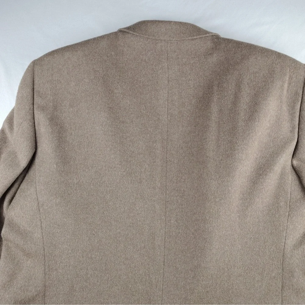 Turnbury 50R 100% Camel Hair Sport Coat Blazer Brown 2 Button Mens Jacket